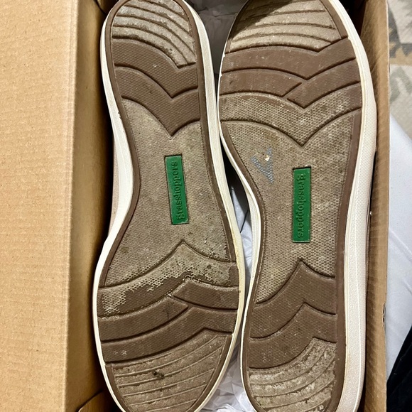 Women’s Keds Grasshoppers Size 8.5 Tan &White - Picture 5 of 9